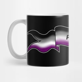 asexual pride banner Mug